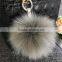 Bag Decoration Accessories Artificial Wool Key Pendant Ball Fur Pom Keychain