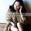 YR134 World Popular Raccoon Fur Coat /Factory Wholesale Knit Raccoon Fur Overcoat