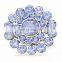 2016 Trendy Alloy Colorful Rhinestone Button Clear Crystal for Accessories with High Quality Plating