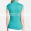 CHEFON Draped crisscrossing front soft womens semi formal tops and blouses 2015
