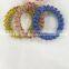 Factory Price Stripe Print Fashion Telephone Cord Line Hair Ties