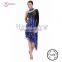 L-1330 Custom Cheerful Shake Shake Mesh Sequins Stage Dancing Dress