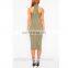 Polo Neck Midi Dress Bulk Women Clothing for Sale