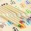 new Cute Kawaii Soft multicolor pen Platinum Calligraphy Brushes Plastic Handle Writing Brush For Kids Gift korean Stationary