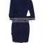 2016 BAIYIMO Women's Vintage Navy Style Long Sleeve Slim Business Pencil Dress