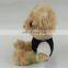 Rose velvet 15cm sitting height custom teddy animal bear with T-shirt