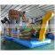 2016 Aier guangzhou hot sale amusement park maze pirate ship inflatable obstacle course for sale