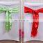 2015 High Quality Beautiful Romantic Organza Chair Tie