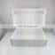 Corrugated material high quality white gift box packaging