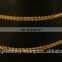 metal alloy chain Jwelry manufacturer, goldplated brass chain jewelery exporter