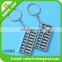 promotional gifts abacus funny shaped metal keychain with keyrings