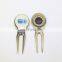 paint ball marker/custom divot tool with golf ball marker