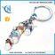 Custom high quality metal mistery mask charm keychain