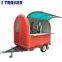 CE ISO approved mobile fiberglass food caravan trailer kitchen for sale