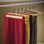 High-Grade Wooden Pants Hangers with Clips 10 Pack Non Slip Skirt Hangers, Smooth Finish Solid Wood Jeans/Slack Hanger with 360° Swivel Hook - Pants Clip Hangers for Skirts, Slacks - Clamp Hangers
