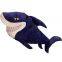 Simulation Big mouth sharp teeth plush toy shark for sleeping as present