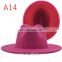 Winter Autumn Brim Wool Women Men Fedoras Top Jazz Hat For Party Big Brim British Style Vintage Church Hats Lady Formal hats