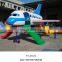 TONGYAO Factory High Quality Fiberglass Airplane Model Outdoor Playground With Slide