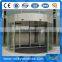 Automatic sensor revolving door for hotel building