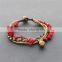 Wholesale color gravel bead rubble stone bracelet XE09-0226