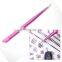 2 Heads Straight Nail Tweezers with Silicone Pressing Head for 3D Rhinestones Sticker Picker Nails Tools