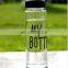 Factory Price Wholesale Fashion Water Bottle Party Gift Cup Smart Plastic Water Bottle With Cap