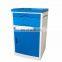 Good quality hospital furniture ABS bedside locker bedside cabinet with casters