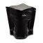 Custom Frosted Black Smell Proof Stand Up Child Proof Edible Mylar Bag Child Resistant Metallized Interior Locks Packaging Bag