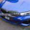 Carbon fiber front bumper grille for BMW 3 series G20 2019+ with Double  Sla t Line