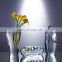 Modern Colorful Nordic Colored Transparent Crystal Glass Ornaments Simple Vase Decoration