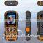 2.0inch waterproof ip68 rugged bar phone h1 original huadoo rugged bar phone