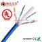 Pull box of 305m best quality UTP CCA/BU/CCU colored cat6 network cable