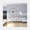 K&B wholesale factory modern style EVA+Acrylic diy digital  wall clock large