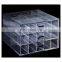 Factory custom coffee capsule box display rack sugar packet transparent acrylic rack