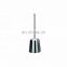 Wholesale Stainless steel round shape durable toilet brush with holder