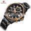 Naviforce 9089 Men's Japan Quartz watch Luxury Waterproof Sports Watches Steel Military Chronograph Wristwatch for man
