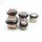 Cylindrical Floor Mount mini Door Stopper with Ring Rubber Bumper Heavy Duty Doorstop