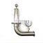 Sanitary Stainless Steel Tri Clamp Pressure Relief Valve with Pressure Gauge