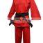 red color bjj gi kimono for adult/ unisex bjj gi uniform