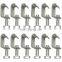 Galvanized steel flange duct clamps hvac systems ventilation ducting clamp air duct zinc plated flange corner g-clamp