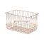 Eco-Friendly multi function Metal Iron Wire Laundry Fruit Vegetable Storage Stackable Basket