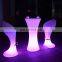 Led Fashion Light Bar Table Illuminated Chair/new Design Wedding Led Table Led Tables And Chairs Furniture Outdoor