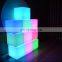best selling IP65 outdoor waterproof colorful led cube bar stool led chair led cube stools