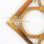 New Arrival Rattan Mirror Framed With Geometric Details Cheap WHolesale Made in Vietnam Manufacturer