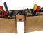 leather  framer's nail & tool bag with polyweb belt