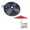 100W Customized Umbrella shape Solar Panel Charger with USB port for Power Supply on beach outdoor restaurant courtyard terrace