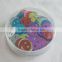 Colorful PET Table Confetti Met Stardust Gold dia 5mm*25g/bag