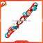 Manufacture high secure fabric wristband with plastic fastener