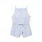 New European and American bead embellished waistband vest straight leg pants 8