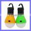 AAA Battery Operated LED Light Bulb Color Outdoor Hook Camp Lamp